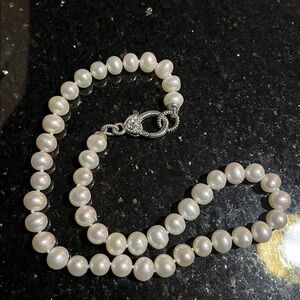 Judith Ripka pearl necklace